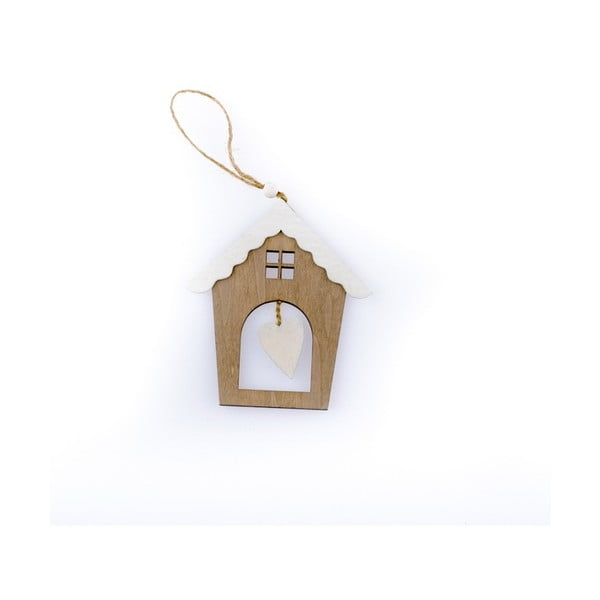 Viseći božićni ukras u obliku Dakls Ruby kućice