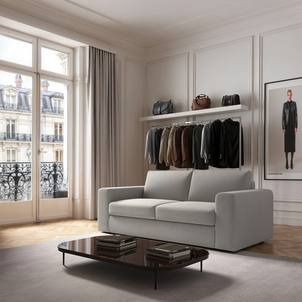 Krem sofa 218 cm Baga – Rodier-image-1