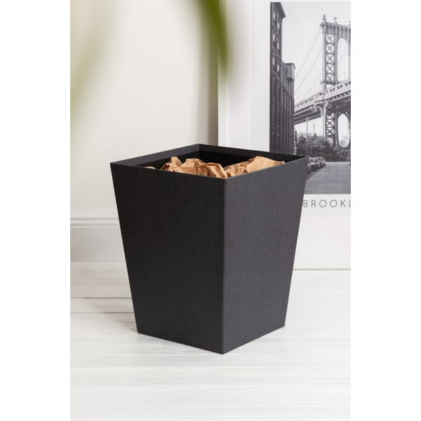 Crna kanta za smeće Sofia Canvas Paper Laminate – Bigso-image-1