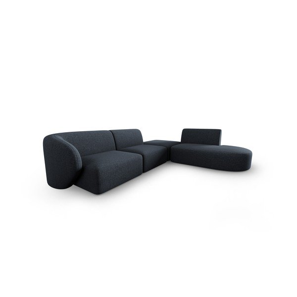 Tamno plava kutna garnitura (s desnim kutom) Shane – Micadoni Home-image-1