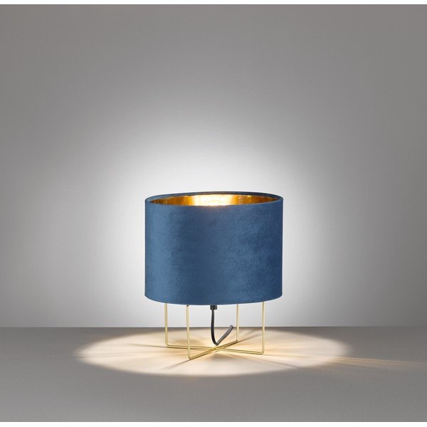 Plava stolna lampa Fischer & Honsel Aura, visina 32 cm-image-1