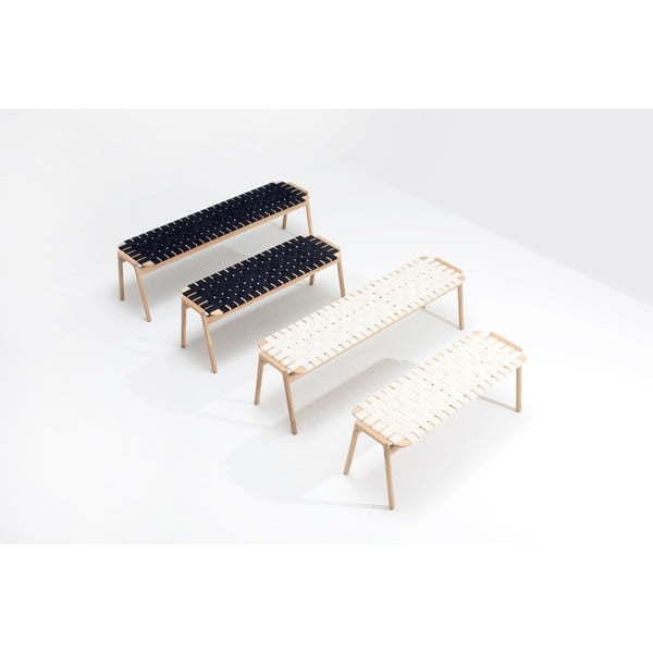 Klupa u crno-prirodnoj boji Klupa - Gazzda-image-3