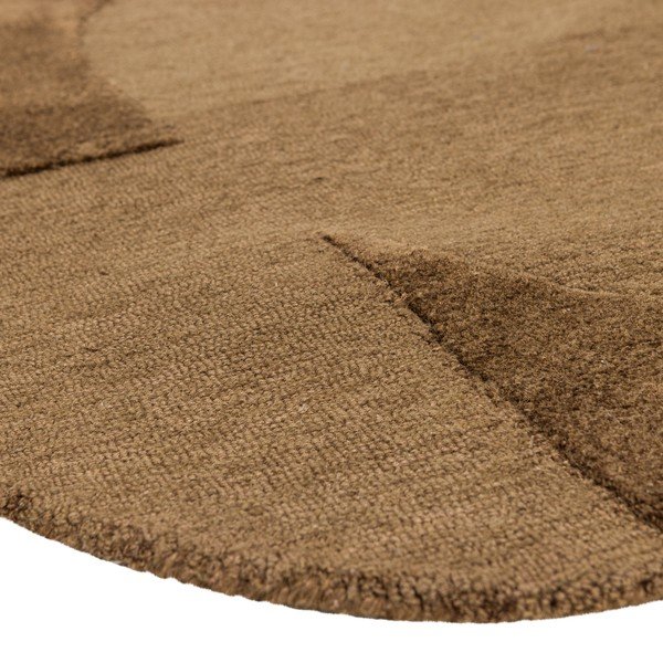 Smeđi tepih od mješavine vune 170x240 cm Livo – WOOOD-image-4