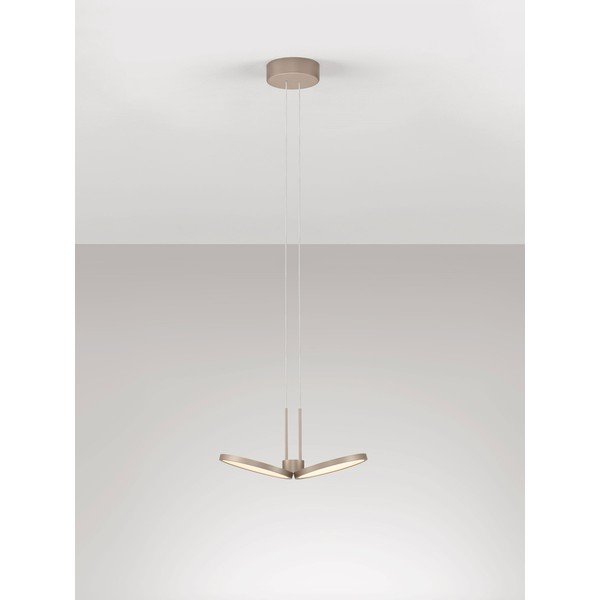 LED viseća svjetiljka aluminijska s mogućnosti zatamnjivanja mat zlatna ø 32,5 cm Vea – Nova Luce-image-4