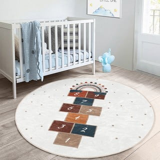 Krem dječji tepih ø 100 cm Comfort – Mila Home