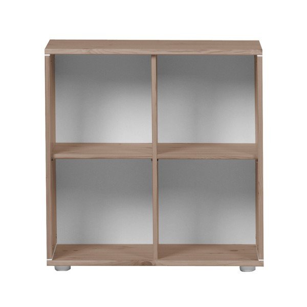 Smeđi dječji regal od borovine Flexa Classic, 72 x 72 cm-image-1