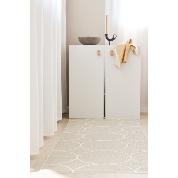 Krem unutarnji i vanjski tepih 70x100 cm Boo Linen – Pappelina-image-1