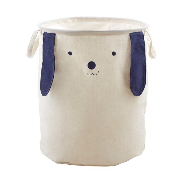 Bijela tekstilna dječja kutija za pohranu ø 39x48 cm Mimo Dog Face – Premier Housewares