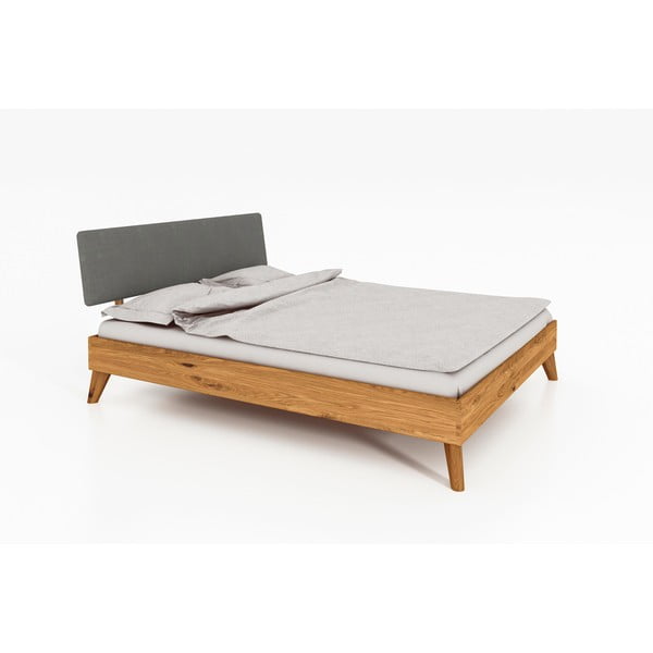 Bračni krevet od hrastovog drveta 140x200 cm Greg 3 - The Beds