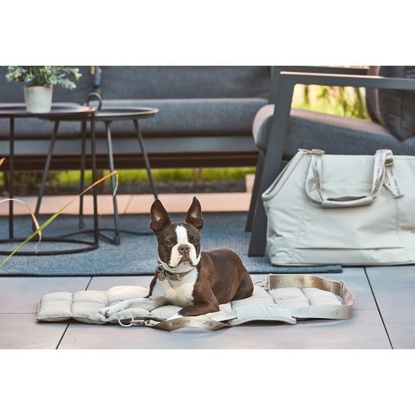 Tamno sivi putni krevetić za pse 70x100 cm Strada Asphalt M – MiaCara-image-1