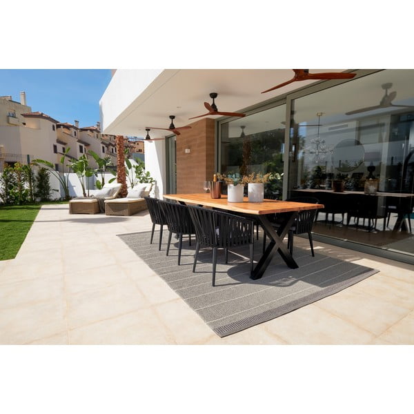 Sivi unutarnji i vanjski tepih 60x85 cm Belle Concrete – Pappelina-image-3