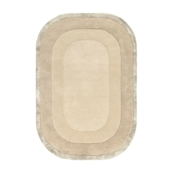 Krem ručno rađen tepih od mješavine vune 200x290 cm Halo – Asiatic Carpets