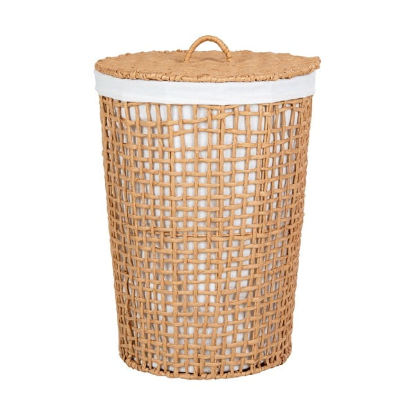 Papirnata košara za rublje u prirodnoj boji 77 l Pomal – House Nordic