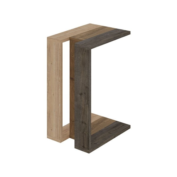 Pomoćni stol u dekoru hrasta 40x30 cm Macha – Marckeric-image-3