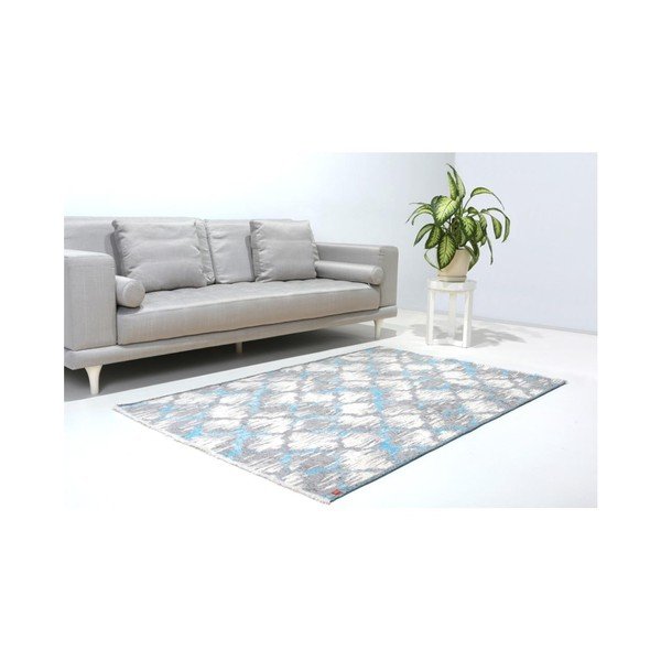 Dvostrani plavo-sivi tepih Vitaus Camila, 77 x 200 cm-image-1