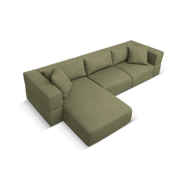 Svijetlo zelena kutna garnitura (s lijevim kutom) Esther – Milo Casa-image-3