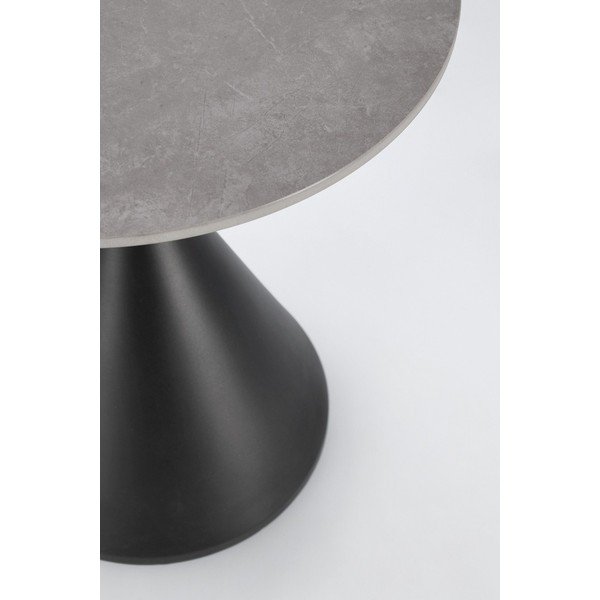 Okrugao pomoćni stol s pločom stola u mramornom dekoru ø 50 cm Joona – Bizzotto-image-3