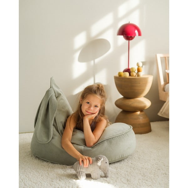 Mentol zelena baršunasti vreća za bebe Bunny – Wigiwama-image-4