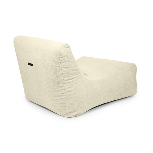Krem vreća za sjedenje od bouclé tkanine Lounge 100 – SLOWDOWN-image-4