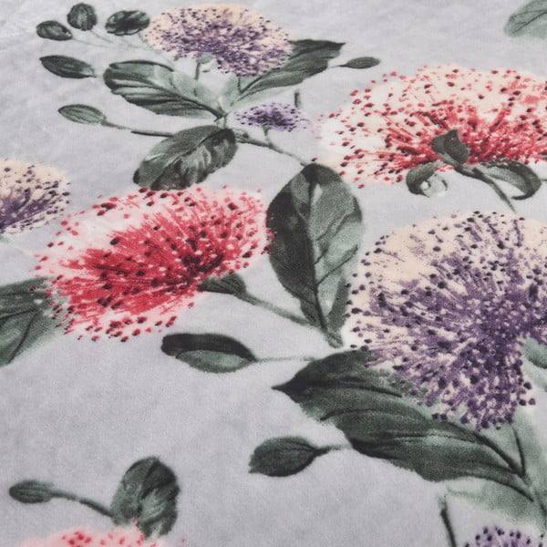 Svijetlo siva posteljina za krevet za jednu osobu od mikropliša 140x200 cm Margot – My House-image-2