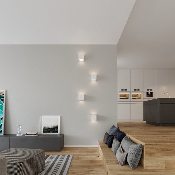 Bijela zidna lampa Leo – Sollux-image-4