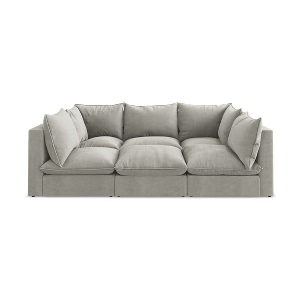 Svijetlo siva sofa 255 cm Manao – Makamii