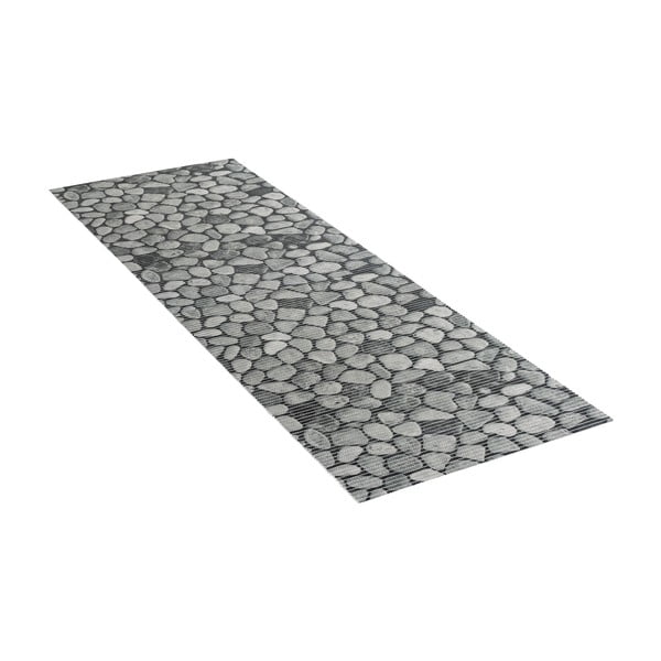Siva plastična kupaonska prostirka 65x200 cm Sassi - Wenko-image-2