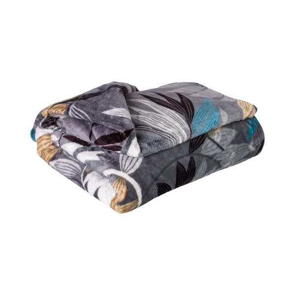 Deka od mikropliša 200x150 cm Silver Leafs - My House-image-1