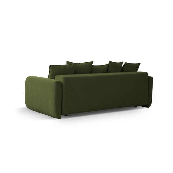 Zelena sklopiva/s prostorom za odlaganje sofa 231 cm Elen – Micadoni -image-4