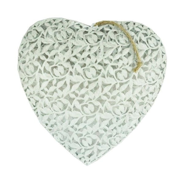 Viseći ukras Antic Line Heart, 36 x 36 cm