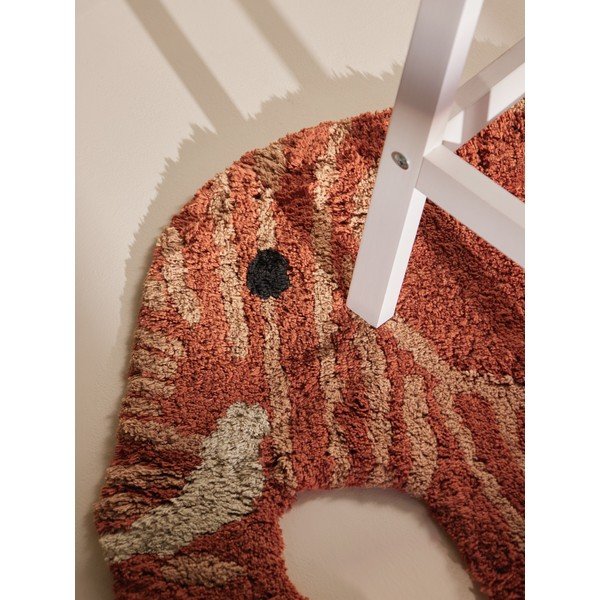 Periv/ručno rađen pamučan dječji tepih boje terakote 75x120 cm Snuggle Elodie – Hanse Home-image-4