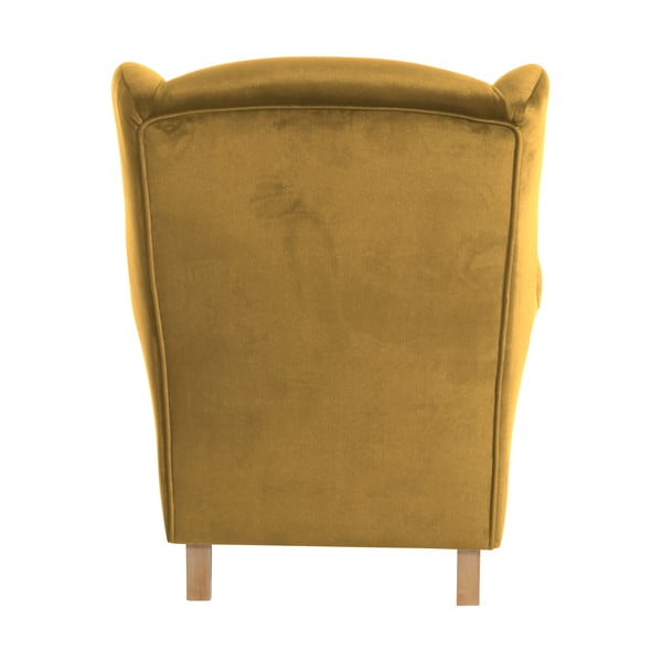 Senf fotelja Max Winzer Lorris Velur Corn-image-4