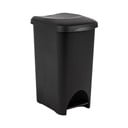 Crna plastična kanta za smeće na pedalu 40 l - Addis