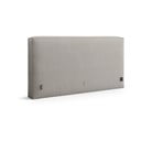 Svijetlo sivo podstavljeno uzglavlje 189x100 cm Olivia – Micadoni 