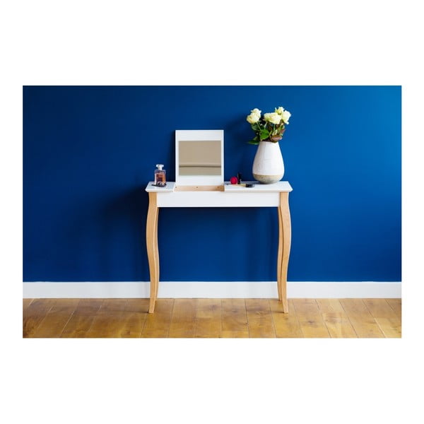 Grafitno sivi toaletni stolić sa zrcalom Ragaba Dressing Table, dužine 105 cm-image-2