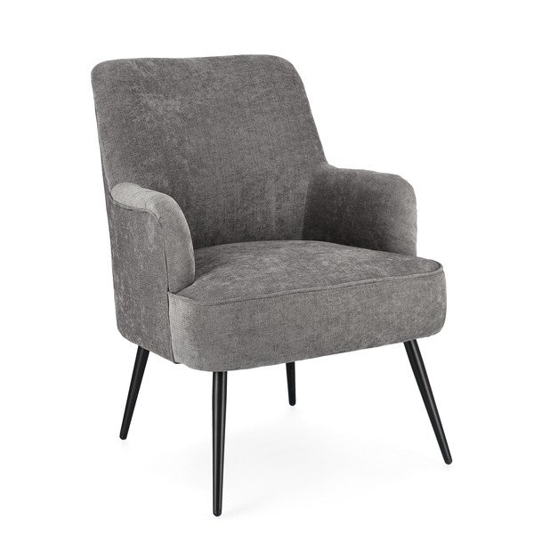 Siva fotelja Ernestine – Yes Everyday