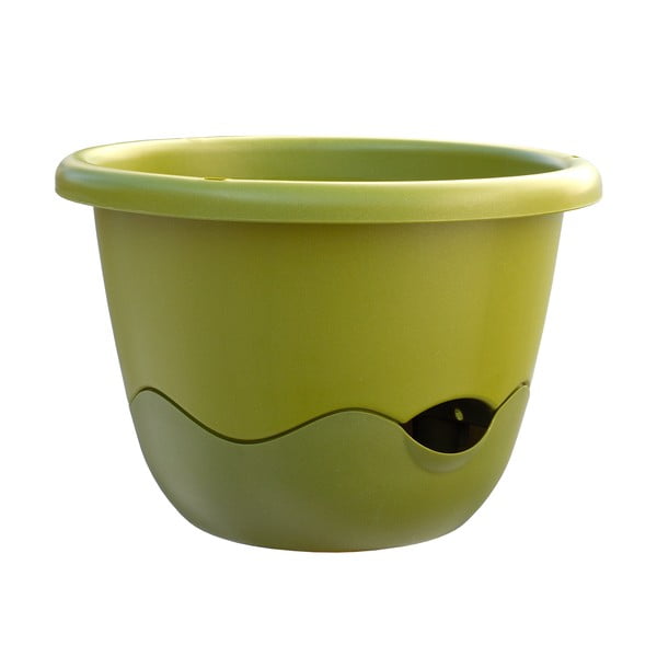 Zelena samozalijevajuća tegla pogodna za vješanje Plastia Mareta, dužina 25 cm-image-1