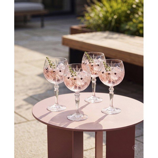 Čaše u setu 4 kom za gin 650 ml Melodia – Lyngby Glas-image-3