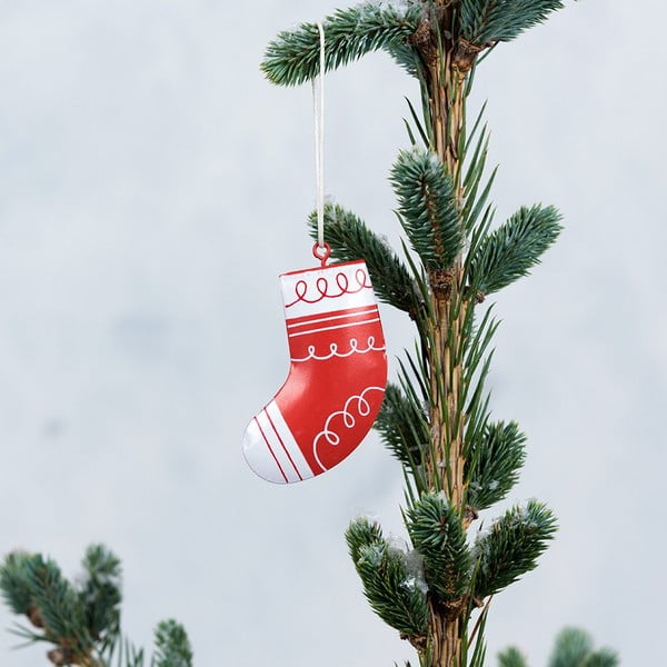Ručno oslikan metalni ukras za drvce Rex London Stocking-image-1
