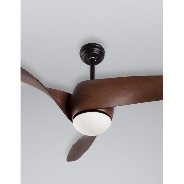 Mat crna/u tamnoj prirodnoj boji metalna LED stropna svjetiljka sa staklenim sjenilom Breeze – Nova Luce-image-4