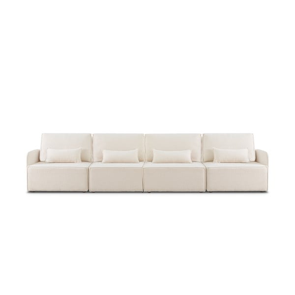 Krem kutna garnitura od bouclé tkanine (promjenjiva) – Really Nice Things-image-2