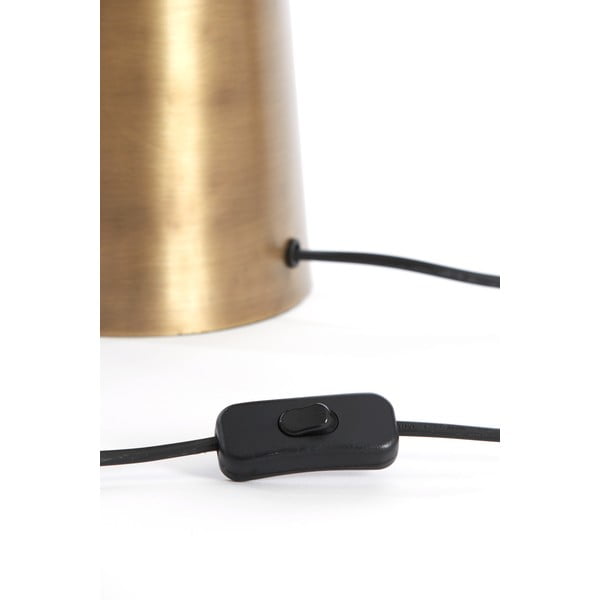 Stolna lampa u brončanoj boji s metalnim sjenilom (visina 52 cm) Dita – Light & Living-image-2