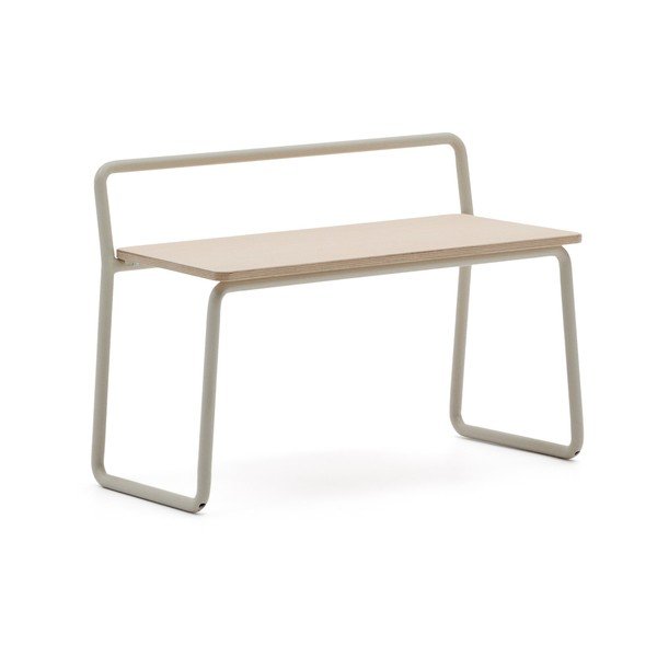 Bež/u prirodnoj boji klupa Tinn – Kave Home