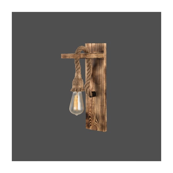 Zidna lampa u prirodnoj boji Woody - Squid Lighting-image-1