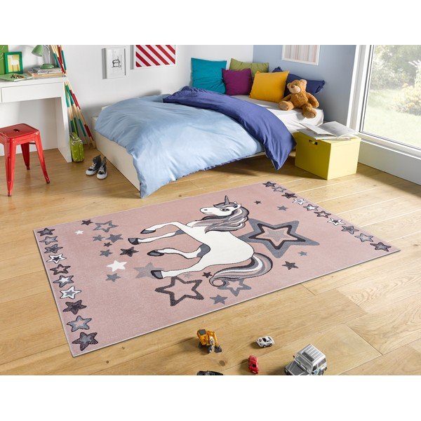 Svijetlo ružičasti dječji tepih 200x290 cm New Adventures – Hanse Home-image-1
