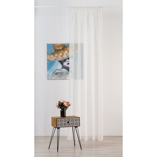 Krem prozirna zavjesa 300x260 cm Frida – Mendola Fabrics-image-1