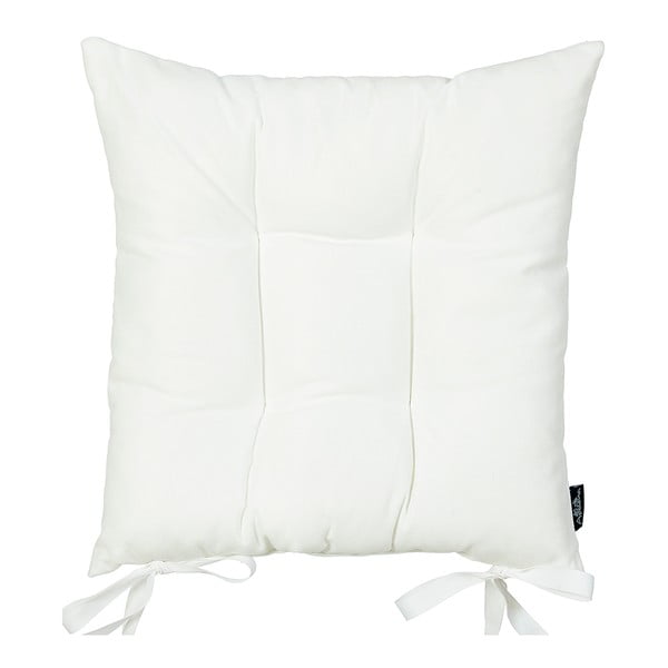 Bijela sjedalica Mike & Co. New York Pad Plain Collection, 43 x 43 cm