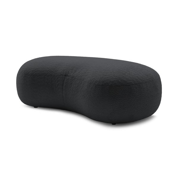 Tamno sivi tabure od bouclé tkanine Saint-Germain – Bobochic Paris-image-3