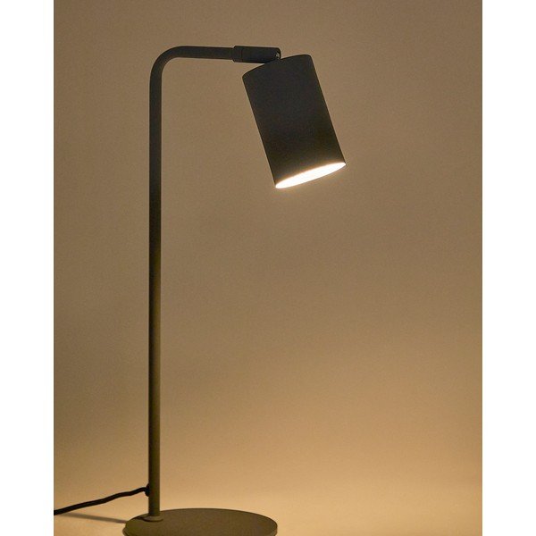 Crna metalna stolna lampa (visina 49 cm) Manie – Kave Home-image-3