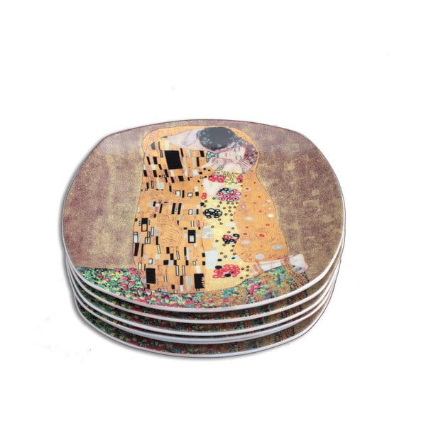Gustav Klimt - set od 6 Kiss desertnih tanjura